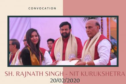 Embedded thumbnail for Rajnath Singh - Defence Minister NIT Kurukshetra - 17th Convocation - Live