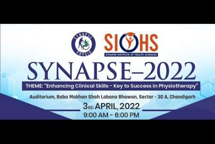 Embedded thumbnail for SYNAPSE–2022 - “Enhancing Clinical Skills - Key to Success in Physiotherapy&quot;